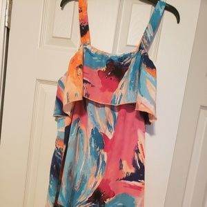 Cute vibrant short boutique dress